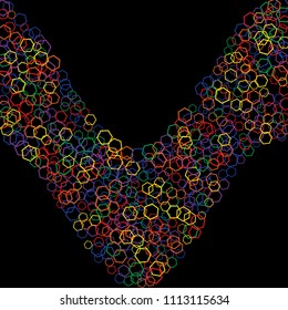 Geometric Background. Simple Pattern for Postcard, Print, Banner or Poster. Modern abstract background with polygons. Vector Texture in Trendy Minimalistic Style