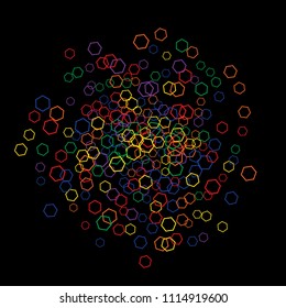 Geometric Background. Simple Pattern for Postcard, Print, Banner or Poster. Modern abstract background with polygons. Vector Texture in Trendy Minimalistic Style