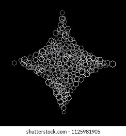 Geometric Background. Simple Pattern for Postcard, Print, Banner or Poster. Modern abstract background with polygons. Vector Texture in Trendy Minimalistic Style
