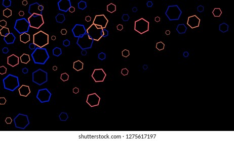 Geometric Background. Simple Pattern for Postcard, Print, Banner or Poster. Modern abstract background with polygons. Vector Texture in Trendy Minimalistic Style
