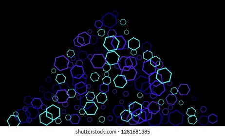 Geometric Background. Simple Pattern for Postcard, Print, Banner or Poster. Modern abstract background with polygons. Vector Texture in Trendy Minimalistic Style
