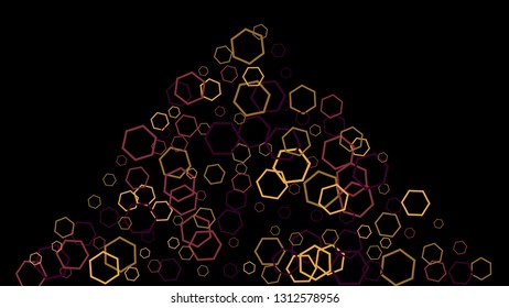 Geometric Background. Simple Pattern for Postcard, Print, Banner or Poster. Modern abstract background with polygons. Vector Texture in Trendy Minimalistic Style
