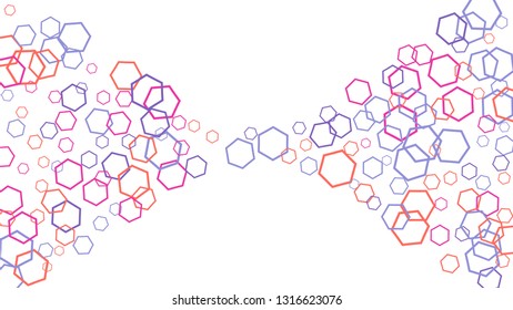 Geometric Background. Simple Pattern for Postcard, Print, Banner or Poster. Modern abstract background with polygons. Vector Texture in Trendy Minimalistic Style