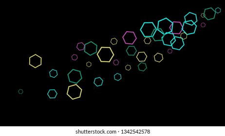 Geometric Background. Simple Pattern for Postcard, Print, Banner or Poster. Modern abstract background with polygons. Vector Texture in Trendy Minimalistic Style
