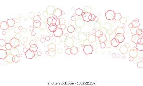 Geometric Background. Simple Pattern for Postcard, Print, Banner or Poster. Modern abstract background with polygons. Vector Texture in Trendy Minimalistic Style