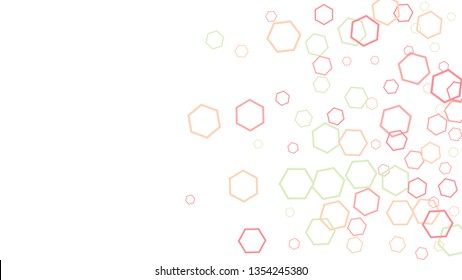 Geometric Background. Simple Pattern for Postcard, Print, Banner or Poster. Modern abstract background with polygons. Vector Texture in Trendy Minimalistic Style
