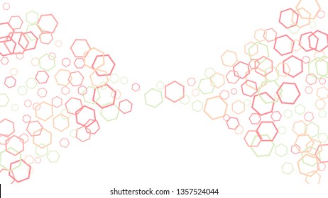 Geometric Background. Simple Pattern for Postcard, Print, Banner or Poster. Modern abstract background with polygons. Vector Texture in Trendy Minimalistic Style