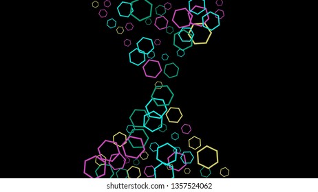 Geometric Background. Simple Pattern for Postcard, Print, Banner or Poster. Modern abstract background with polygons. Vector Texture in Trendy Minimalistic Style