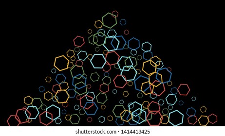 Geometric Background. Simple Pattern for Postcard, Print, Banner or Poster. Modern abstract background with polygons. Vector Texture in Trendy Minimalistic Style
