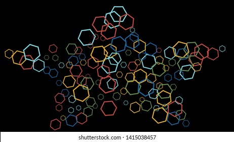 Geometric Background. Simple Pattern for Postcard, Print, Banner or Poster. Modern abstract background with polygons. Vector Texture in Trendy Minimalistic Style
