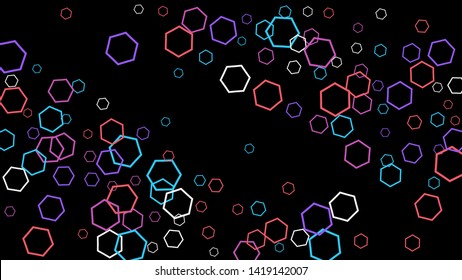 Geometric Background. Simple Pattern for Postcard, Print, Banner or Poster. Modern abstract background with polygons. Vector Texture in Trendy Minimalistic Style
