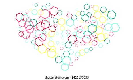 Geometric Background. Simple Pattern for Postcard, Print, Banner or Poster. Modern abstract background with polygons. Vector Texture in Trendy Minimalistic Style
