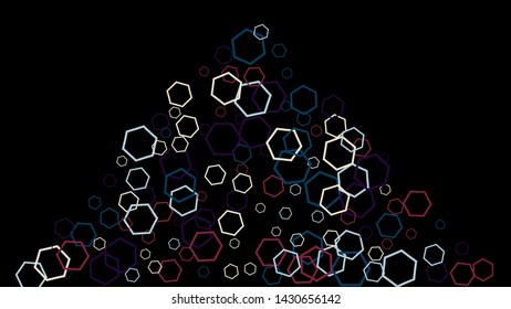 Geometric Background. Simple Pattern for Postcard, Print, Banner or Poster. Modern abstract background with polygons. Vector Texture in Trendy Minimalistic Style
