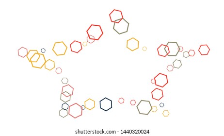 Geometric Background. Simple Pattern for Postcard, Print, Banner or Poster. Modern abstract background with polygons. Vector Texture in Trendy Minimalistic Style
