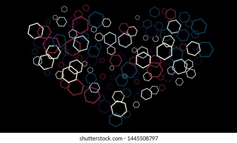 Geometric Background. Simple Pattern for Postcard, Print, Banner or Poster. Modern abstract background with polygons. Vector Texture in Trendy Minimalistic Style
