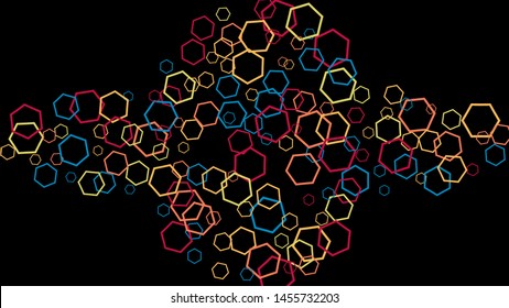 Geometric Background. Simple Pattern for Postcard, Print, Banner or Poster. Modern abstract background with polygons. Vector Texture in Trendy Minimalistic Style
