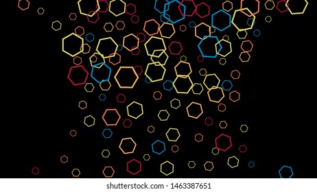 Geometric Background. Simple Pattern for Postcard, Print, Banner or Poster. Modern abstract background with polygons. Vector Texture in Trendy Minimalistic Style