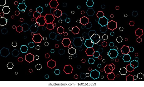 Geometric Background. Simple Pattern for Postcard, Print, Banner or Poster. Modern abstract background with polygons. Vector Texture in Trendy Minimalistic Style