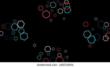 Geometric Background. Simple Pattern for Postcard, Print, Banner or Poster. Modern abstract background with polygons. Vector Texture in Trendy Minimalistic Style