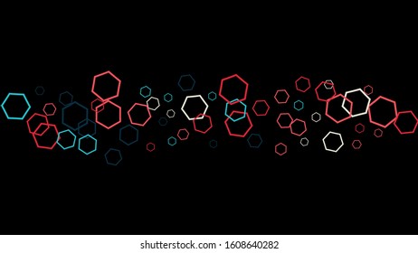 Geometric Background. Simple Pattern for Postcard, Print, Banner or Poster. Modern abstract background with polygons. Vector Texture in Trendy Minimalistic Style