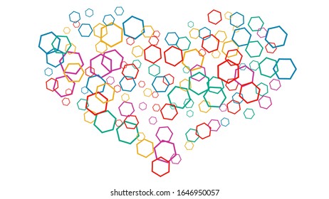 Geometric Background. Simple Pattern for Postcard, Print, Banner or Poster. Modern abstract background with polygons. Vector Texture in Trendy Minimalistic Style