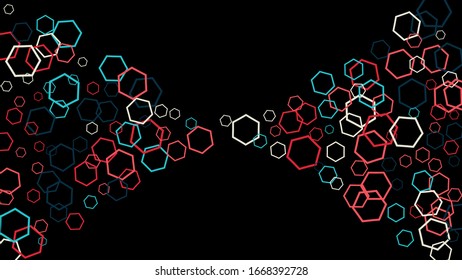 Geometric Background. Simple Pattern for Postcard, Print, Banner or Poster. Modern abstract background with polygons. Vector Texture in Trendy Minimalistic Style