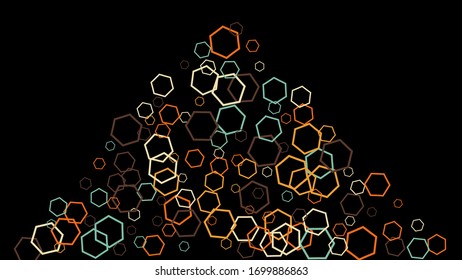 Geometric Background. Simple Pattern for Postcard, Print, Banner or Poster. Modern abstract background with polygons. Vector Texture in Trendy Minimalistic Style
