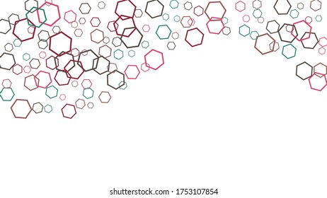 Geometric Background. Simple Pattern for Postcard, Print, Banner or Poster. Modern abstract background with polygons. Vector Texture in Trendy Minimalistic Style