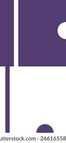 Geometric background. Simple purple and white color banner template layout. Business and presentation