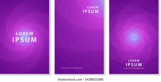 geometric background. Simple shapes with trendy gradients composition. Eps10 vector.
