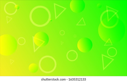 geometric background. Simple shapes with trendy gradients composition. 
