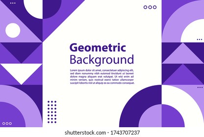 Geometrischer Hintergrund. Einfache Formen mit trendigen Gradienten. Graphic design element.
