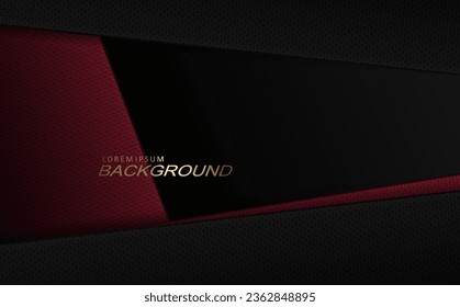 Geometric  background, slanting curtains in red and black.