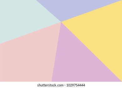 Geometric background with Soft pastel color.