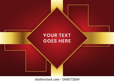 geometric background with space for text. geometry red background good for your text message or print template business