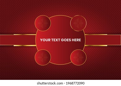 geometric background with space for text. geometry red background good for your text message or print template business