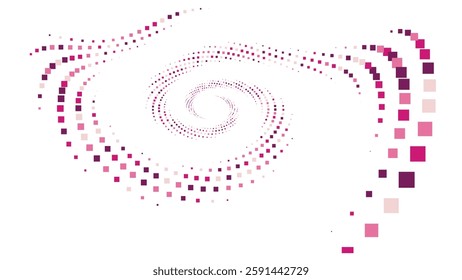 Geometric background square styles colorful rectangles halftone pixel pattern.