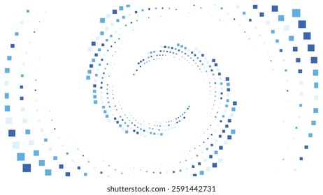 Geometric background square styles colorful rectangles halftone pixel pattern.