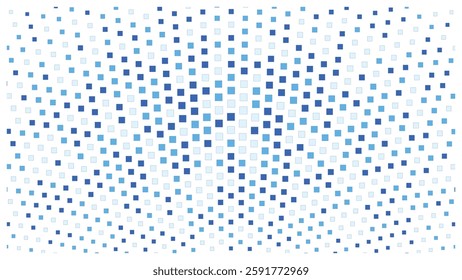 Geometric background square styles colorful rectangles halftone pixel pattern.