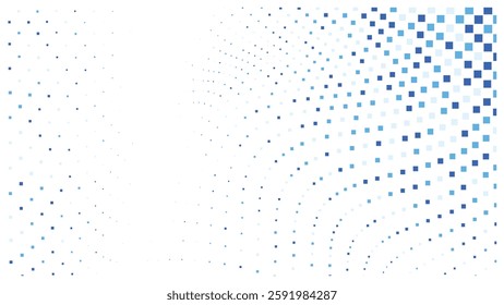 Geometric background square styles colorful rectangles halftone pixel pattern.