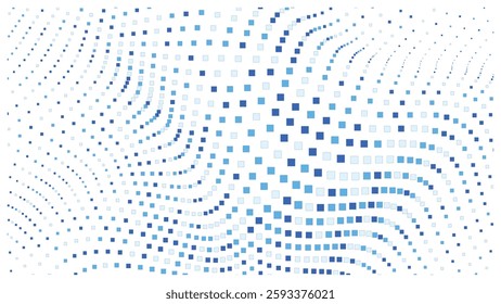 Geometric background square styles colorful rectangles halftone pixel pattern.