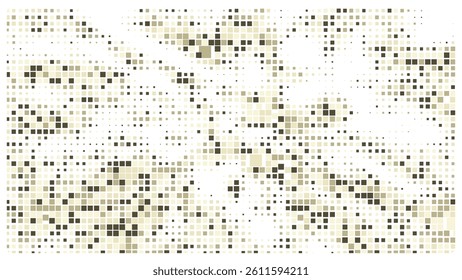 Geometric background square styles colorful rectangles halftone pixel pattern.