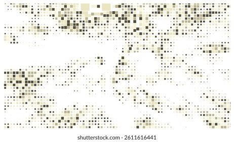 Geometric background square styles colorful rectangles halftone pixel pattern.