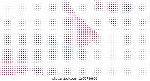 Estilo quadrado de fundo geométrico estilos retângulos coloridos padrão de pixel de meio-tom.
