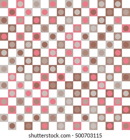 Geometric background of Squares and Circles.
