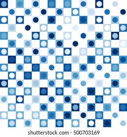 Geometric background of Squares and Circles.
