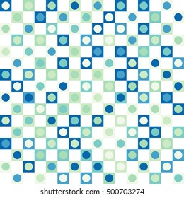 Geometric background of Squares and Circles.