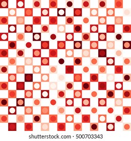 Geometric background of Squares and Circles.