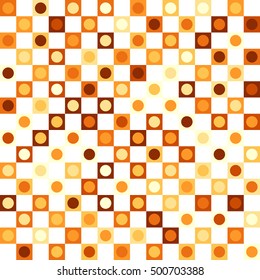 Geometric background of Squares and Circles.