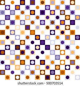 Geometric background of Squares and Circles.